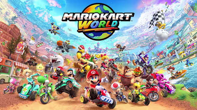 Mario Kart World: Novo título da franquia chega com pistas inéditas e multiplayer online